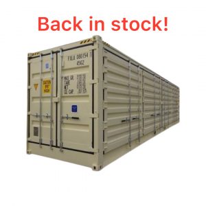 New 40-foot high cube open side back in stock!